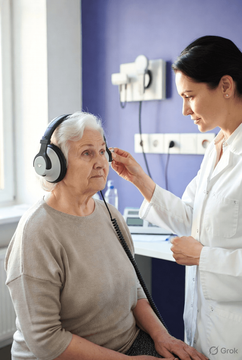 Professional hearing test